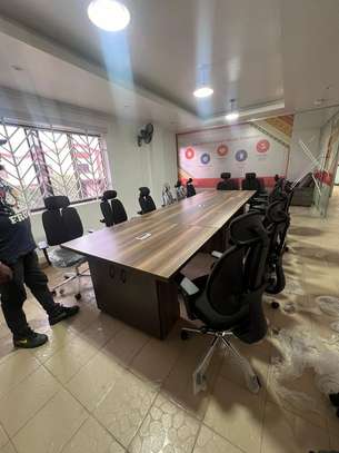 4.8 M Office Boardroom Table with stsorage image 8