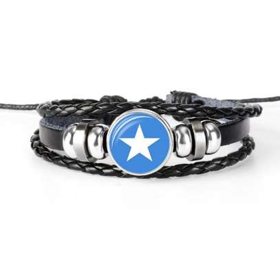 Somali Flag Bracelet Somalia Bangle Pride Fan National Gift image 4