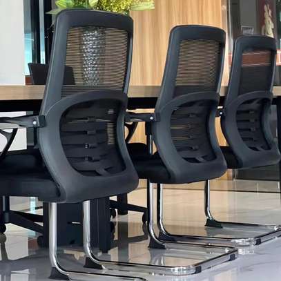 Mesh Black Conference Chair image 8