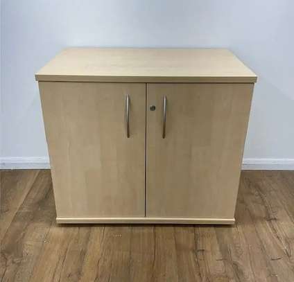 Wooden 2 Door Home Office Storage Cabinet image 10