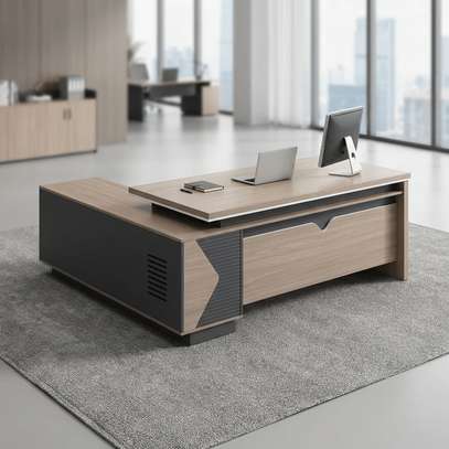 180cm Imported L-Shaped Office Desk image 2