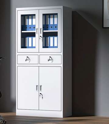Office Cabinet:  Half Glass Display Cabinet image 4