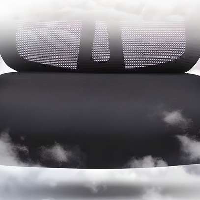 Office Chairs: Mesh Orthopedic Task Chair With Headrest image 5