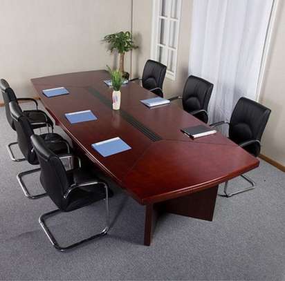 Mahogany 240cm Boardroom Table image 9