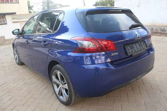 Peugot 308 Allure Blue Sunroof, 2018, 40,000 Kms image 5