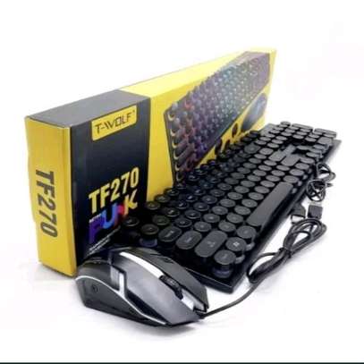 T-Wolf TF270 RGB Wired Keyboard & Mouse Combo image 2
