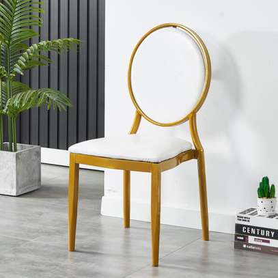 Conference Chair; Gold Stackable Conference Chair in Masimba image 3