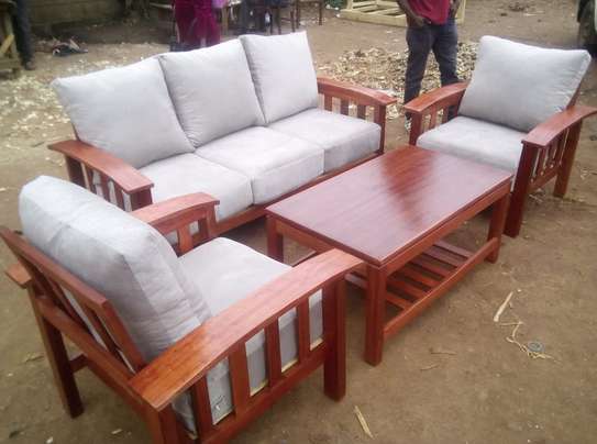 7 Seater Fabric Meeting Office Sofa image 9