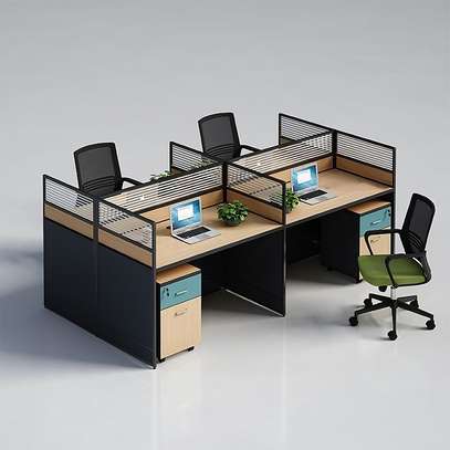 4-Way Modern Modular Office Workstation image 6