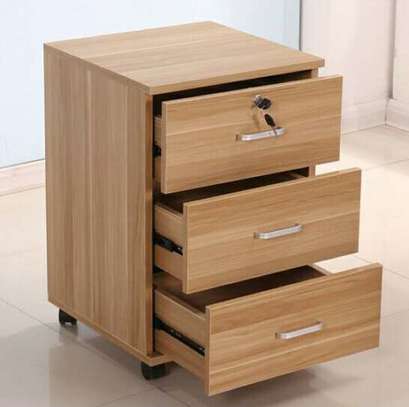 Cabinets : 3 Drawer Mobile Pedestal Cabinet image 4