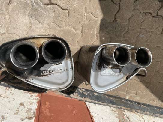 Subaru WRX Quad Tip Exhaust Mufflers (Left & Right Pair) image 2