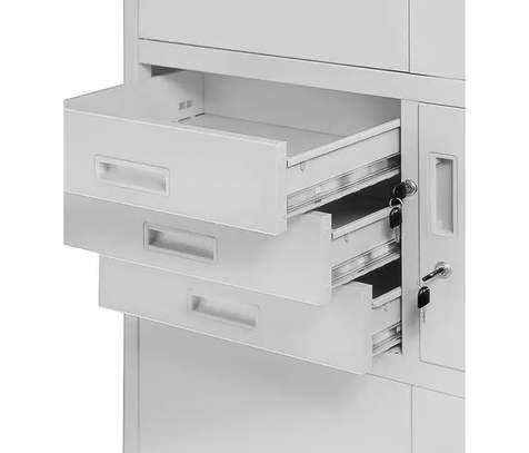 Steel Office Cabinet with Safe image 10