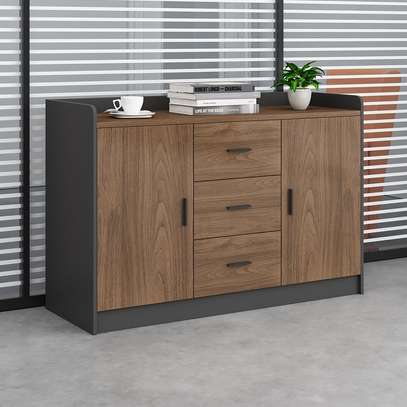 Modern Wooden Credenza Cabinet image 9