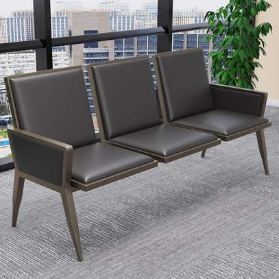 3 Seater Office Waiting Bench image 5