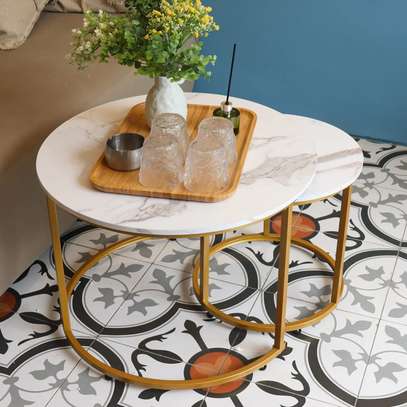 Coffee Table; Marble Coffee Table Set in Keroka image 2