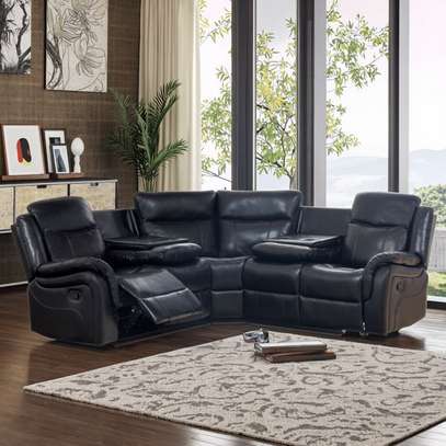 Home Sofa: 5 Seater Recliner Home Sofa In Tabaka image 2
