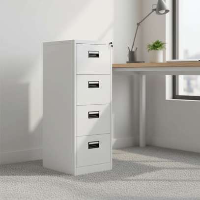 Lockable 4-Drawer Office Cabinet image 4