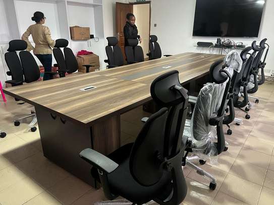 4.8 M Office Boardroom Table with stsorage image 13