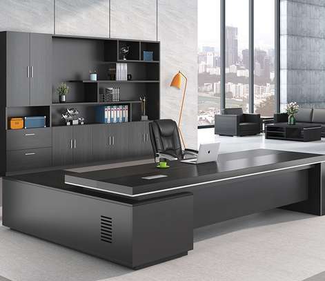Office Desk: L Shaped Brown Office Desk In Itumbe image 8