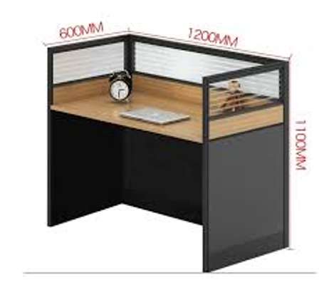1 Way Modular Working Station with a Pedestal image 14