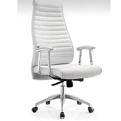 Office Chair: High Back Leather Office Chair In Miruka image 4