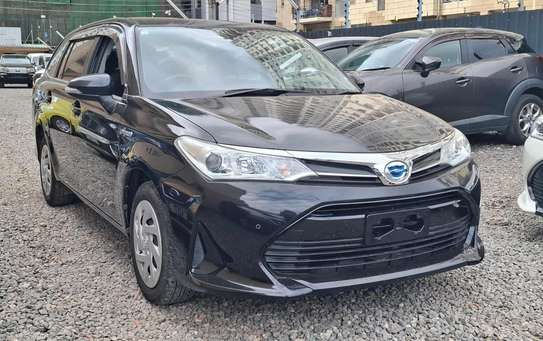 Toyota Fielder hybrid 1500cc Black Color 2018 model. image 8