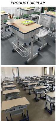 Adjustable Height Kid's Desk and Chair image 2