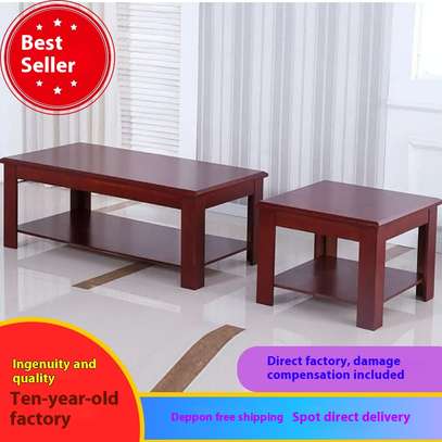 Coffee Table; Mahogany Home Office Coffee Table image 3