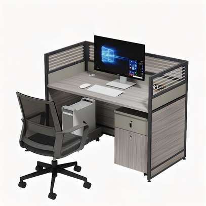 Office Desk: 1-  Way  Modular Workstation image 2