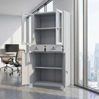 2 Door Steel Office Cabinet with 2 Drawers image 10