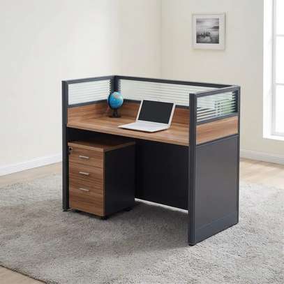 1-Way Modular Office Workstation image 2
