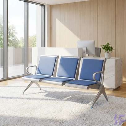 Office Bench; 3 Link Heavy Duty Waiting Bench image 5