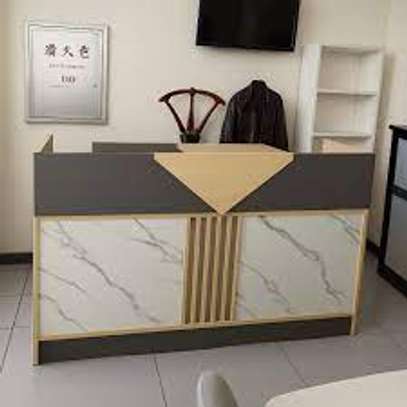 2 M Brown Modern Reception Table image 6