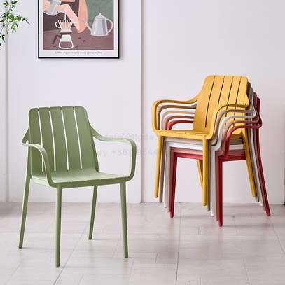 Home Chairs : Stackable Home Plastic Chair image 3