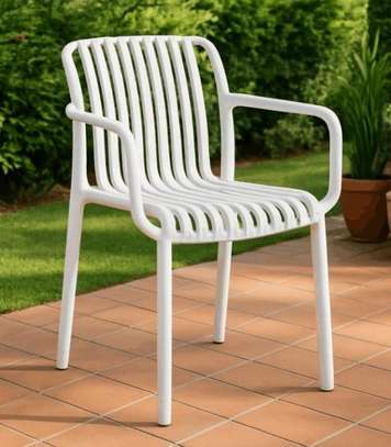 Outdoor Chairs:Stackable Outdoor Chair In Awendo image 4