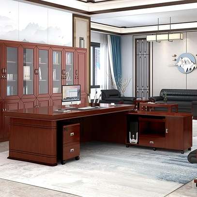 Office Desks:1.8M Executive Mahogany  Desk In kisii CBD image 6