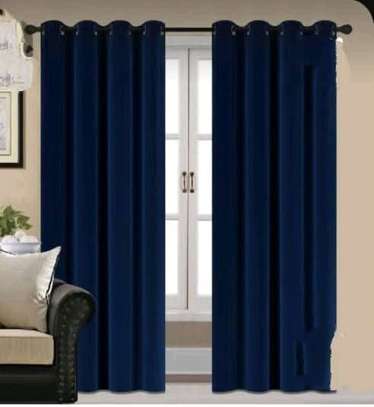READY MADE PLAIN HEAVY CURTAINS image 4
