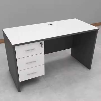 Office Desk: 120cm  Executive Office Desk With Drawers image 6