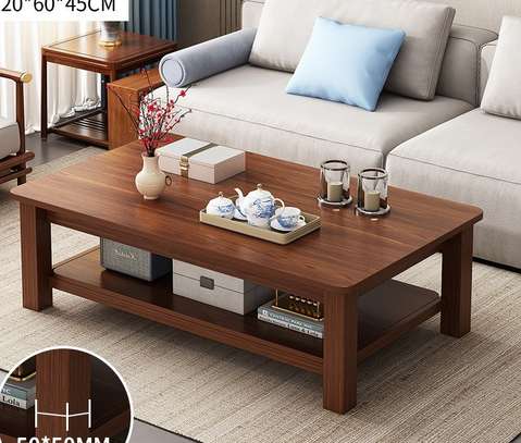 Modern Wooden Coffee-tea Table For Living Room image 12