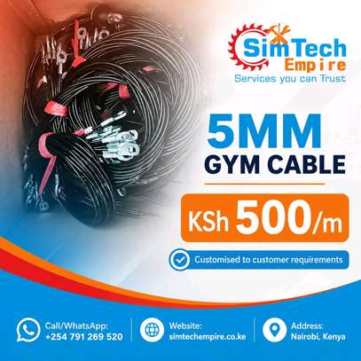 Gym equipment cables/wires image 2