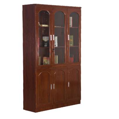 3 Door Mahogany Office Storage Cabinet image 6