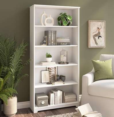 5 Tier Wooden Open Bookshelf image 14