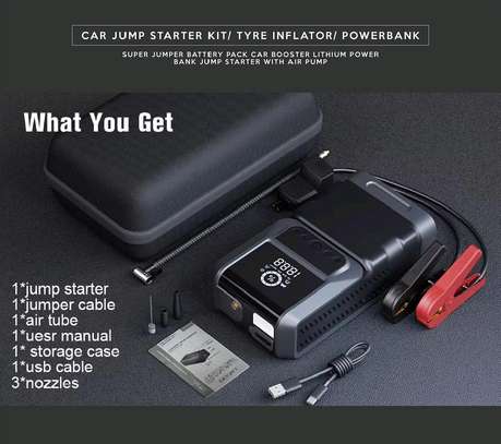 Car Jump Starter With Tyre Inflator And Powerbank In Kenya image 2