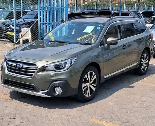 Subaru Outback Gray SUV with Fog Lights Spacious Interior image 2