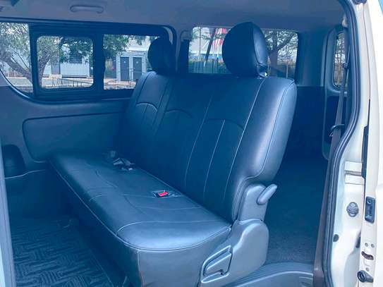 Toyota Hiace 7L Grand Hiace white color fully loaded 2019 image 4
