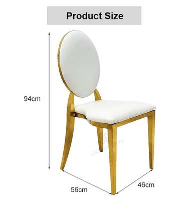 OFFICE CHAIR: Gold Like Simple Office Chair image 3