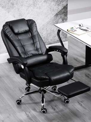 Office chair:  Modern Quality High Back Leather office chair image 3