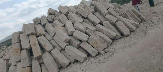 Machine cut , Foundation stones & Ballast image 7