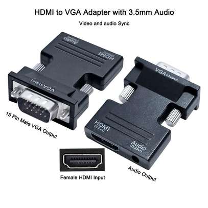 HDMI TO VGA Converter Adapter Cable image 3