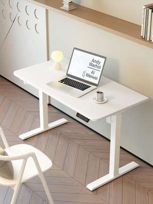 Height adjustable electric standing desk image 6